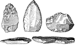 "The earliest implements of paleolithic type."&mdash;Myers, 1904