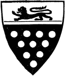 The heraldic shield of the Earl of Bradford.