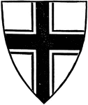 "The Fimbriated Cross is a cross having a border of another tincture, generally for the purpose of allowing it, if it be of metal, to be placed upon a field of another metal; the fimbration, or intervening border, being of a color to prevent the violation of the rule that 'metal cannot be placed upon metal, or color upon color.'"&mdash;Aveling, 1891