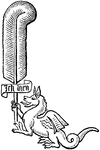 The heraldic badge of Arthur Tudor, the son of King Henry VII of England.