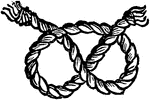 A distinctive three-looped knot.