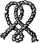 The heneage knot, used in heraldry.