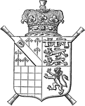 The coat of arms of the Duke of Norfolk.