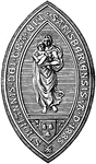 The seal of the Bishop of Salisbury.