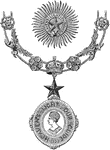 "This Order was instituted by Her Majesty the Queen, in the year 1861, for bestowing honor upon the people of her Indian Empire. The Order consists of the Sovereign, a Grand Master, always to be Governor-General of India, and twenty-five Knights, with such Honorary Knights as the Crown may appoint. The Knights are to include both Naval, Military, and Civil officers, and natives of India."&mdash;Aveling, 1891