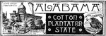 The state banner of Alabama, the cotton plantation state.