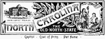 The state banner of North Carolina, the old north state.
