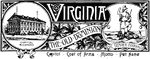 The state banner of Virginia, the old dominion.