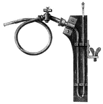 An instrument used to record cariation in the pressure of the blood