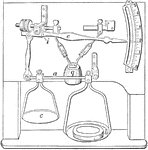 This is a hydraulic weighing scale were the object is placed on a base and later water is filled into the vessel to accurately measure the objects weight.