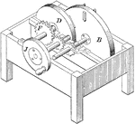 This machine was used to cut the shavings used to fill a mattress with cushioning.