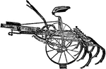 The orchard cultivator is specially adapted for orchard cultivation.