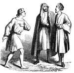 Examples of medieval attire.
