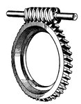 Screw-and-Worm gearing is a type of gearing in which the velocity ratio is independent of the radii of the pitch surfaces, the teeth of the wheels essentially being portions of screw surfaces. This kind of gearing is used in speed-reducing arrangements.