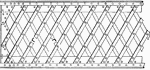 This illustration shows a simple lattice girder.