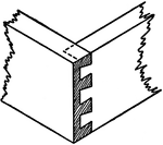A Lap Dovetail Joint is a type of dovetail joint in joinery.