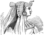Egyptian headdress.