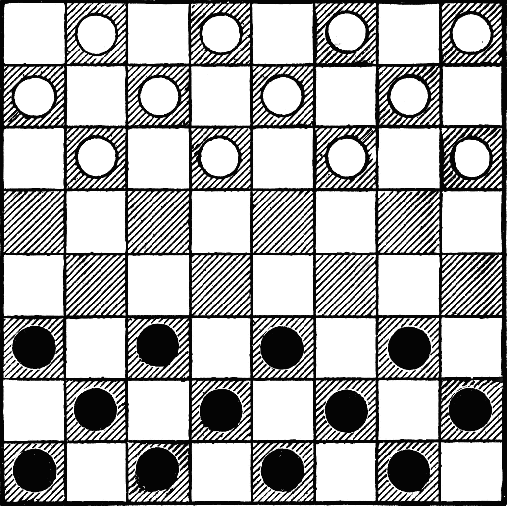 Printable Checkers Board