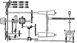 Cotton manufacturing. Fig. 1C, differential motion gear for slubbing machine.