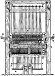 A hand loom - front view.