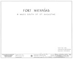 1934 Survey of Fort Matanzas, Historic American Buildings Survey, No 15-5, Sheets 1 to 12