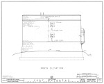 1934 Survey of Fort Matanzas, North Elevation, No. 15-5, US Department of  the Interior, Office of National Parks,  Sheet 5 of 12.