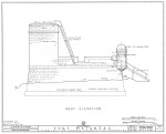 1934 Survey of Fort Matanzas, West Elevation, No. 15-5, US Department of  the Interior, Office of National Parks,  Sheet 6 of 12.