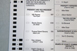 2012 Presidential Election Ballot