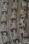 Burgos, Cathedral, Puerta del Sarmental, archivolts, left side