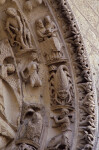 Chartres Cathedral, Ascension portal, archivolts, March, Aquarius, February, December, Scorpio, November