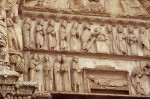 Chartres Cathedral, Incarnation Portal, Lintels, Annunciation, Visitation, Nativity and Presentation in the Temple