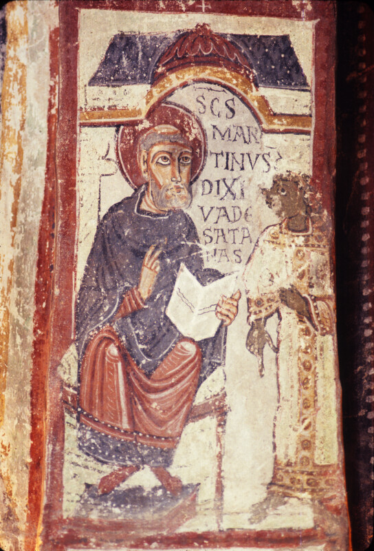 León, San Isidoro, Panteón de los Reyes, St. Martin of Tours and the Devil