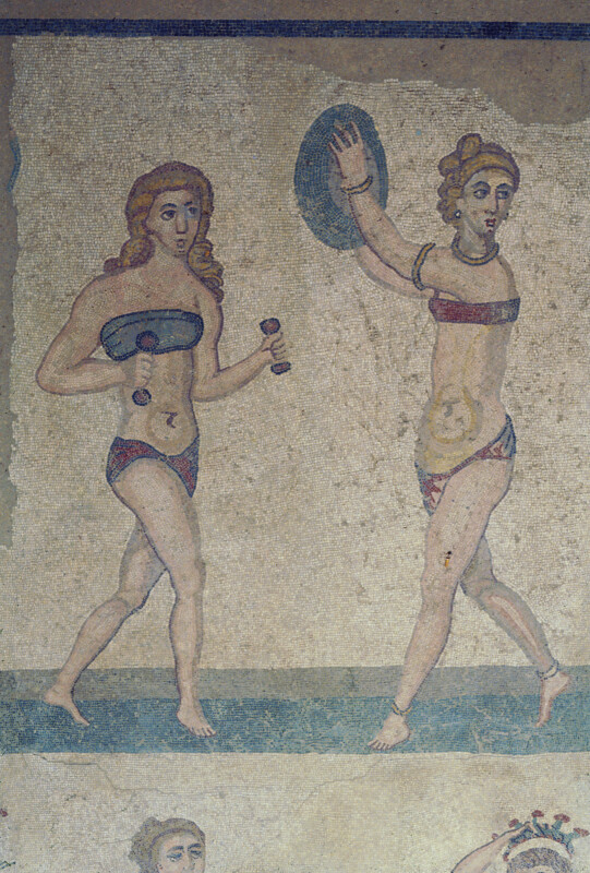 Piazza Armerina, Mosaic of Women Performers