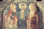 Rome, Santa Maria Antiqua, St. Anne, Mary, and Elizabeth with their Infant Children
