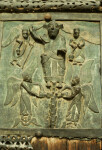 Verona, San Zeno, bronze doors, Second Coming of Jesus
