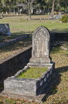 A Bedstead with a Gothic tablet Headstone