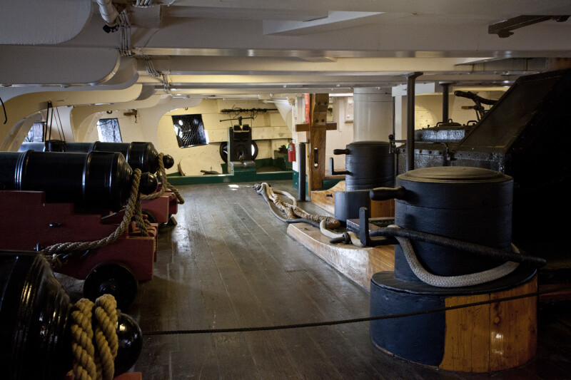 A Below Decks Section of the USS Constitution