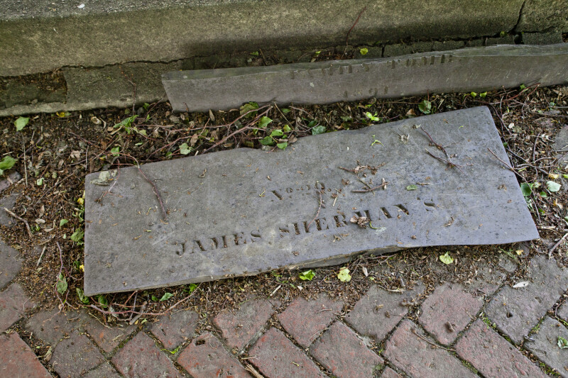 A Broken Grave Marker