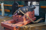 A Cannon on the Deck of the USS Constitution