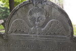 A Cherub Motif on a Grave Marker