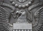 A Close-Up of the Eagle on the Obverse Side of the Great Seal of the United States