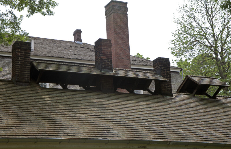 A Close-Up of the Vents on the Roof of the Community Kitchen