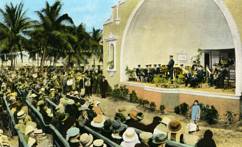A Daily Band Concert in Royal Palm Park