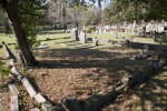 A Family Plot Demarcated by a Low, Concrete Wall