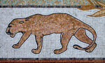 A Florida Panther in a Mosaic