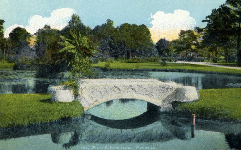 A Footbridge in Riverside Park