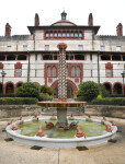 A Fountain in the Courtyard of the Hotel Ponce de Leon