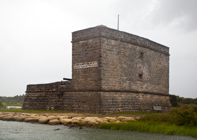 A Gloomy View of Fort Matanzas, from the Northeast