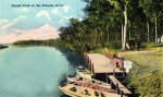 A Group of Gentlemen Enjoy Sunset Park on the Tomoka River