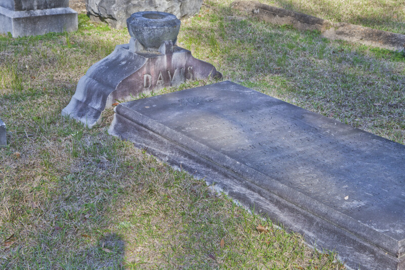 A Headstone and a Ground Ledger